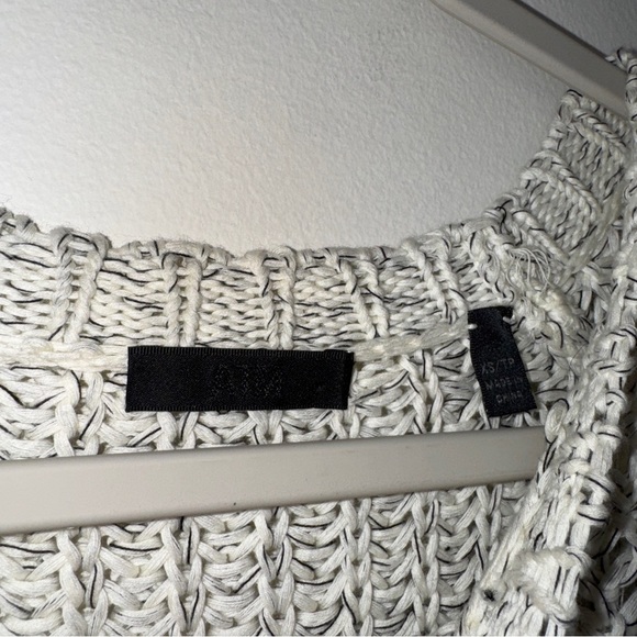 ATM Anthony Thomas Melillo Chunky Mouline Raglan Sweater In Cream - XS - Picture 5 of 6